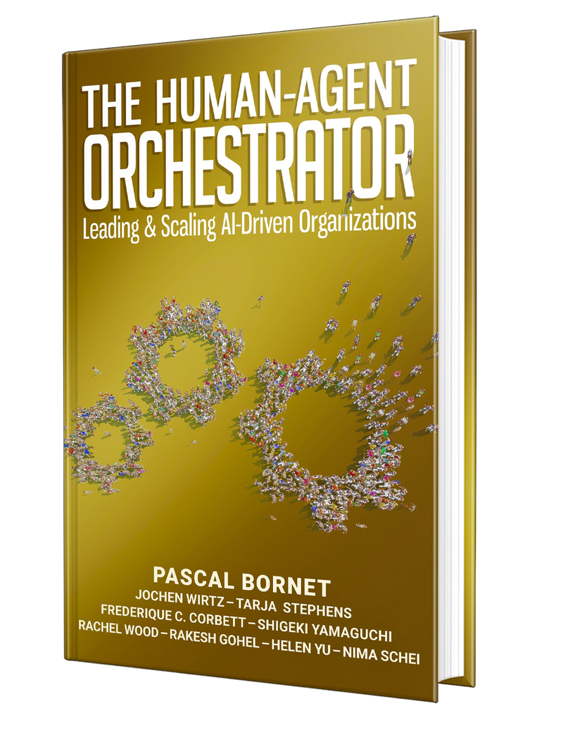 The Human-Agent Orchestrator — book mockup